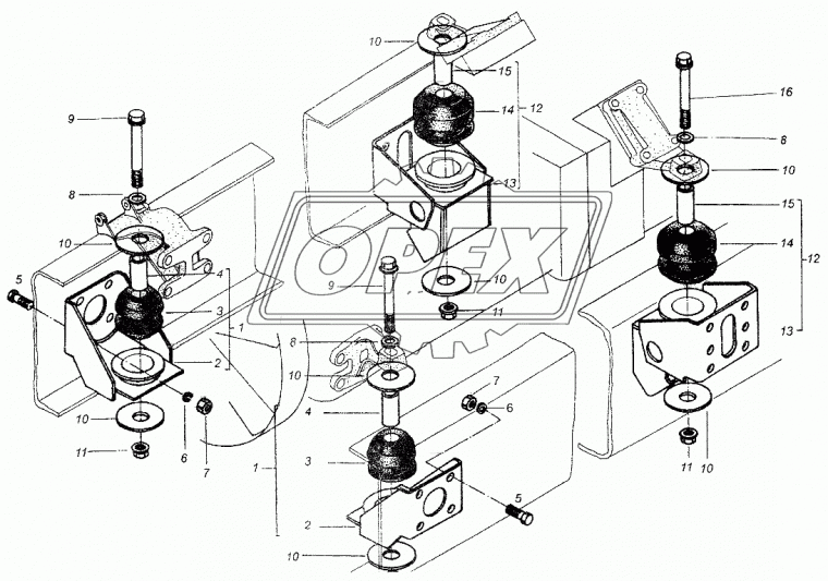 64226-1001068 Втулка (сталь) ф20х30 L=75 МАЗ